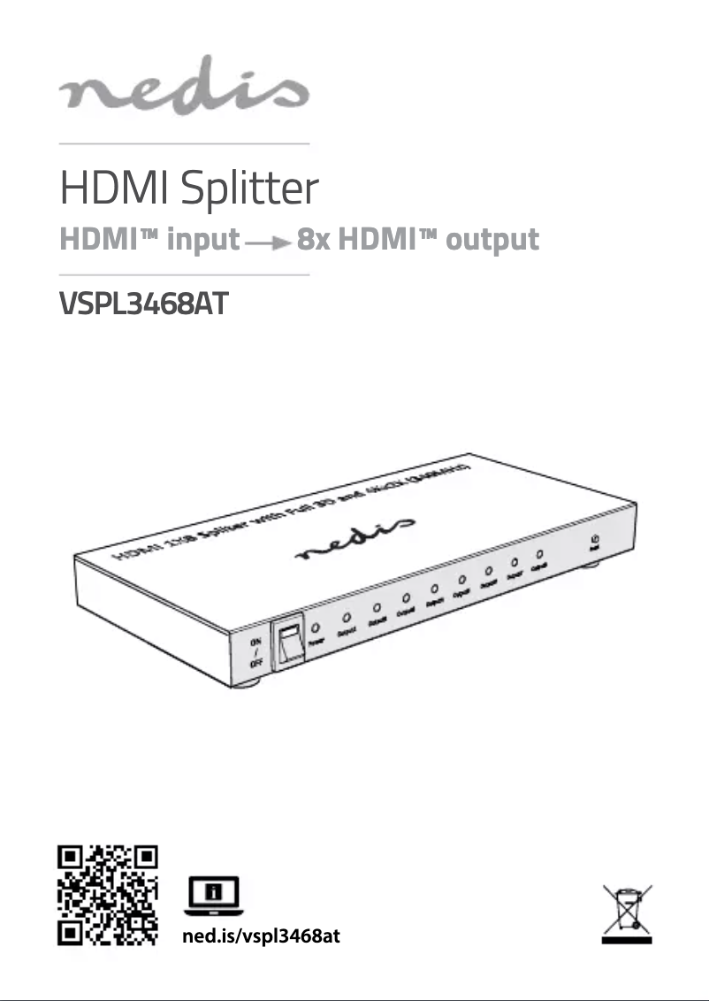Image de la première page du manuel de l'appareil VSPL3468AT