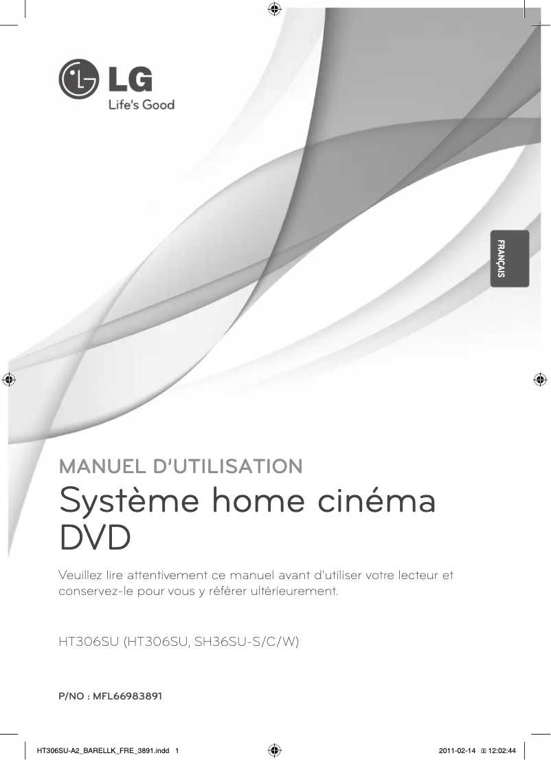 Imagen de la primera página del manual del dispositivo HT306SU