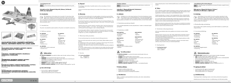 Page 1 de la notice Manuel utilisateur Playtive HG07550