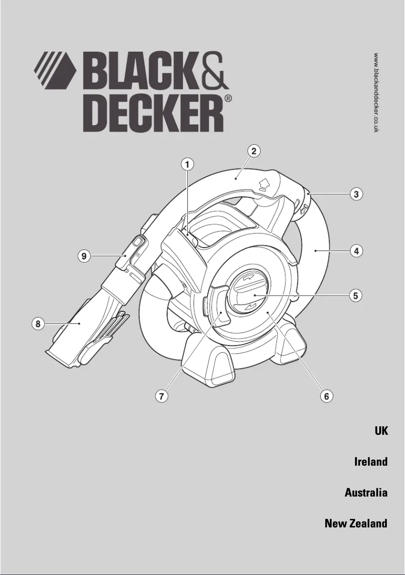Page n°1 - Manuel utilisateur Black & Decker Dustbuster Flexi PAD1200