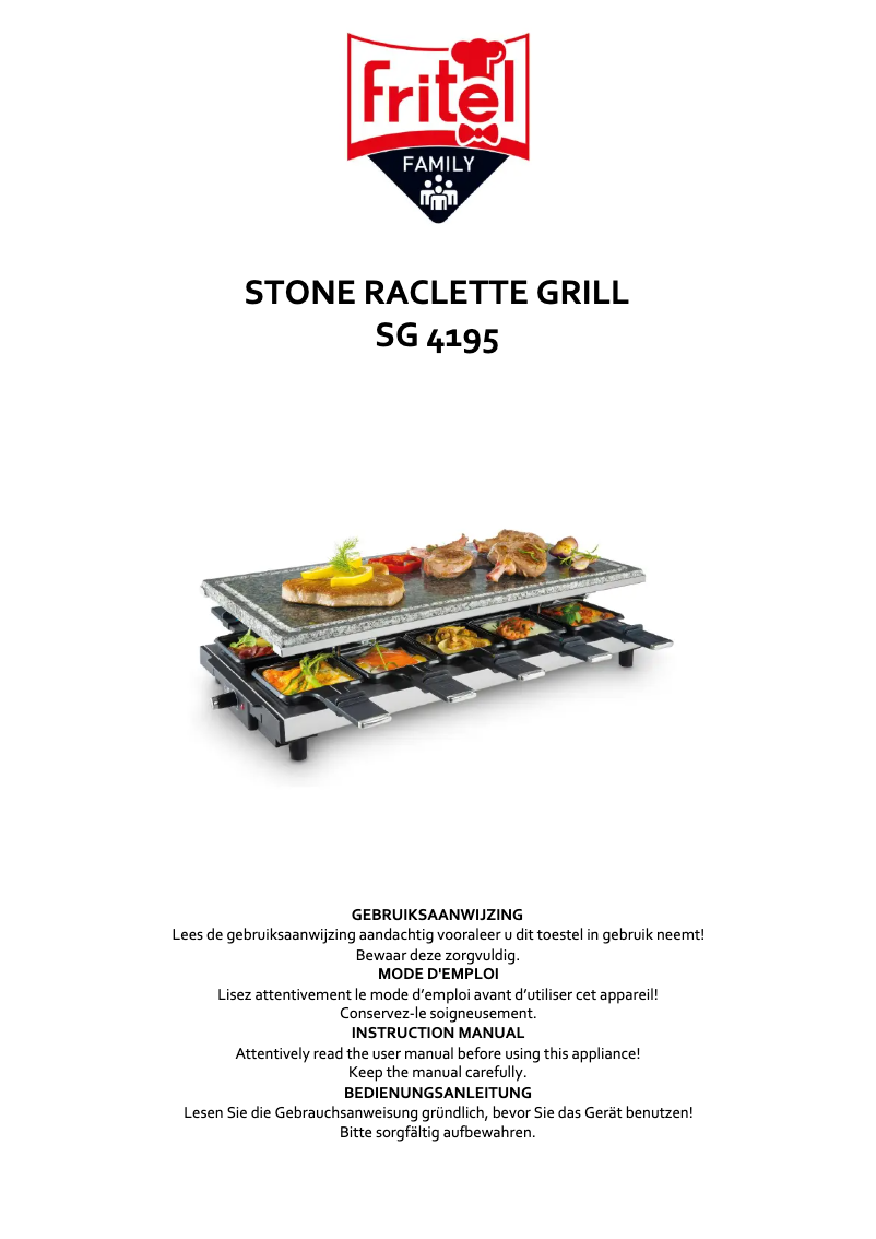Page 1 de la notice Manuel utilisateur Fritel SG 4195