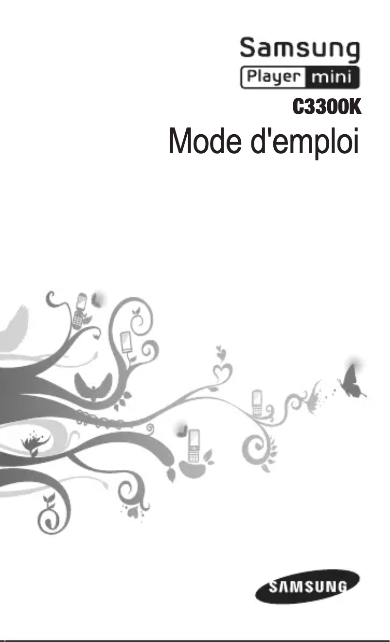 Image de la première page du manuel de l'appareil Champ GT-C3300