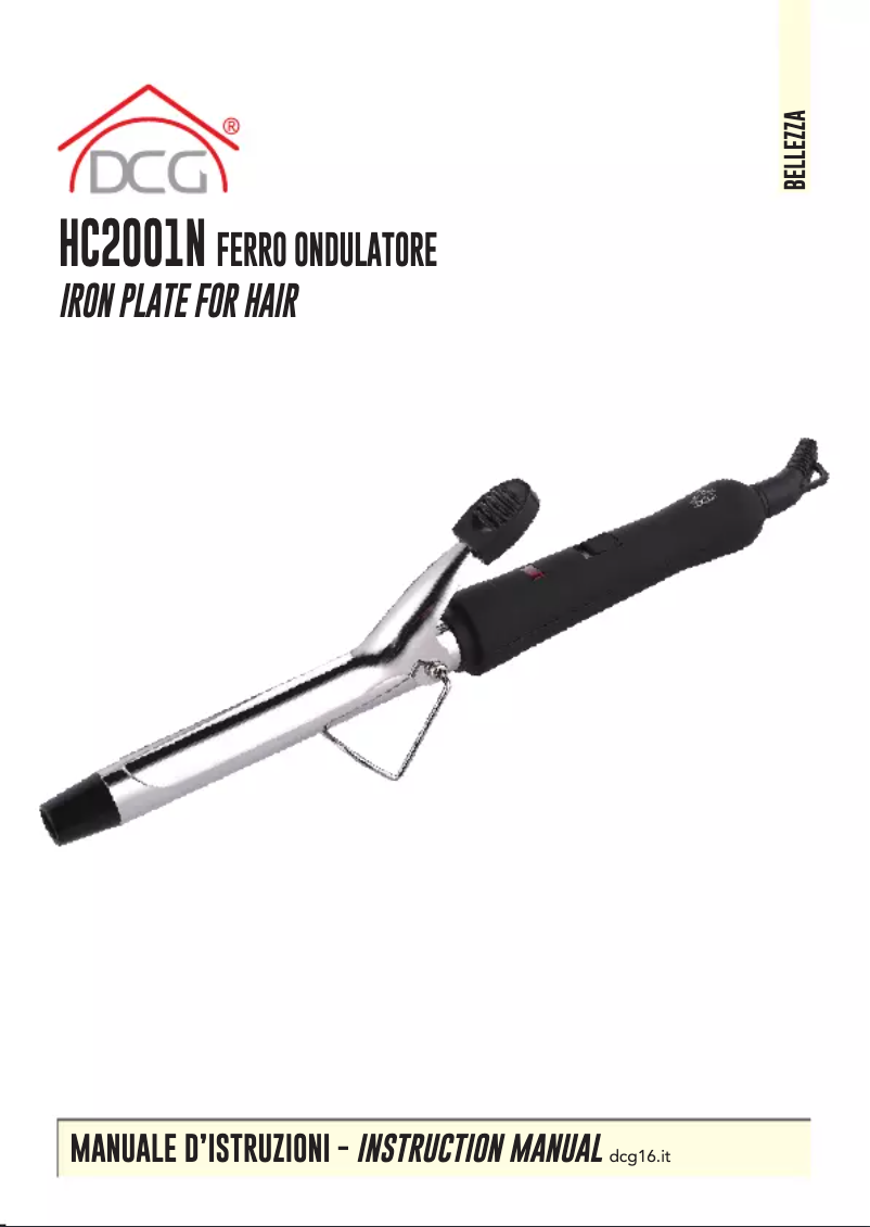 Page n°1 - Manuel utilisateur DCG HC2001