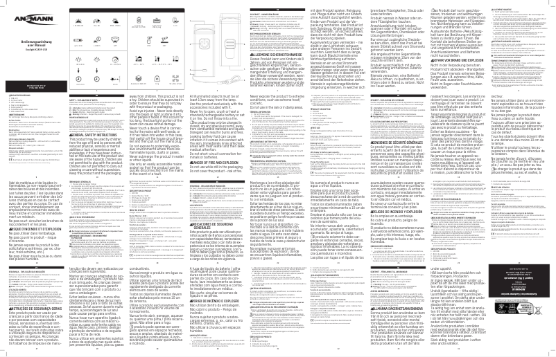 Page 1 de la notice Manuel utilisateur Ansmann KL80R-USB