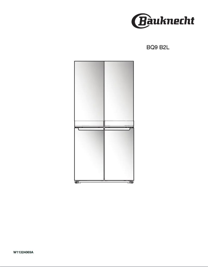 Page 1 de la notice Mode d'emploi Bauknecht BQ9 B2L