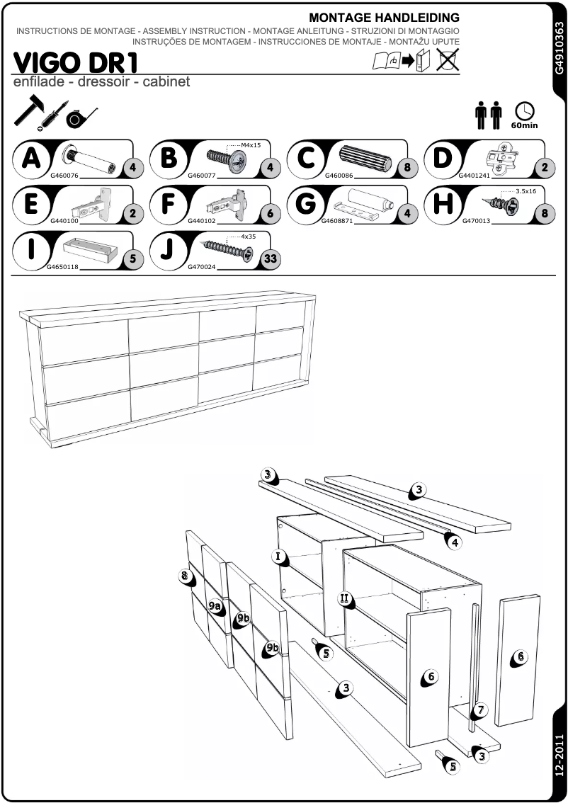 Image de la première page du manuel de l'appareil VIGO