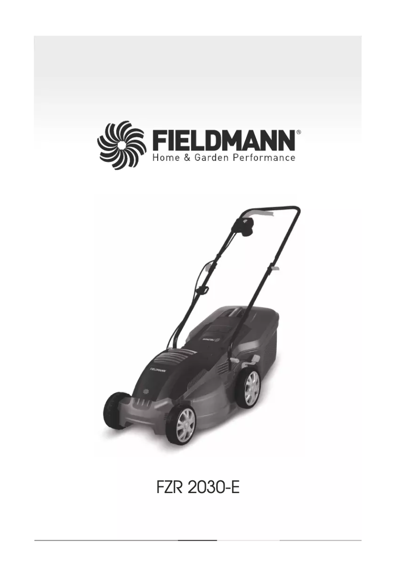Page n°1 - Manuel utilisateur Fieldmann FZR 2030-E
