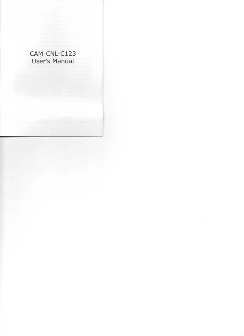 Page n°1 - Manuel utilisateur Syba CL-CAM50001