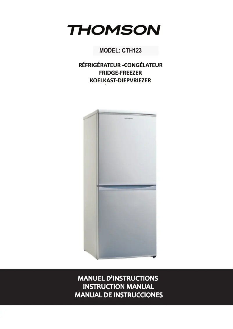 Page 1 de la notice Manuel utilisateur Thomson CTH 123