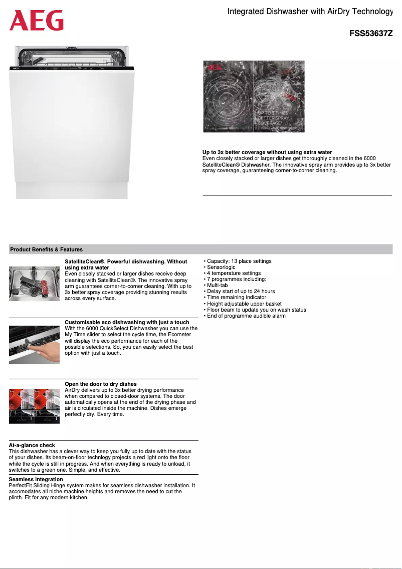 Página 1 del manual Ficha técnica AEG FSS53637Z