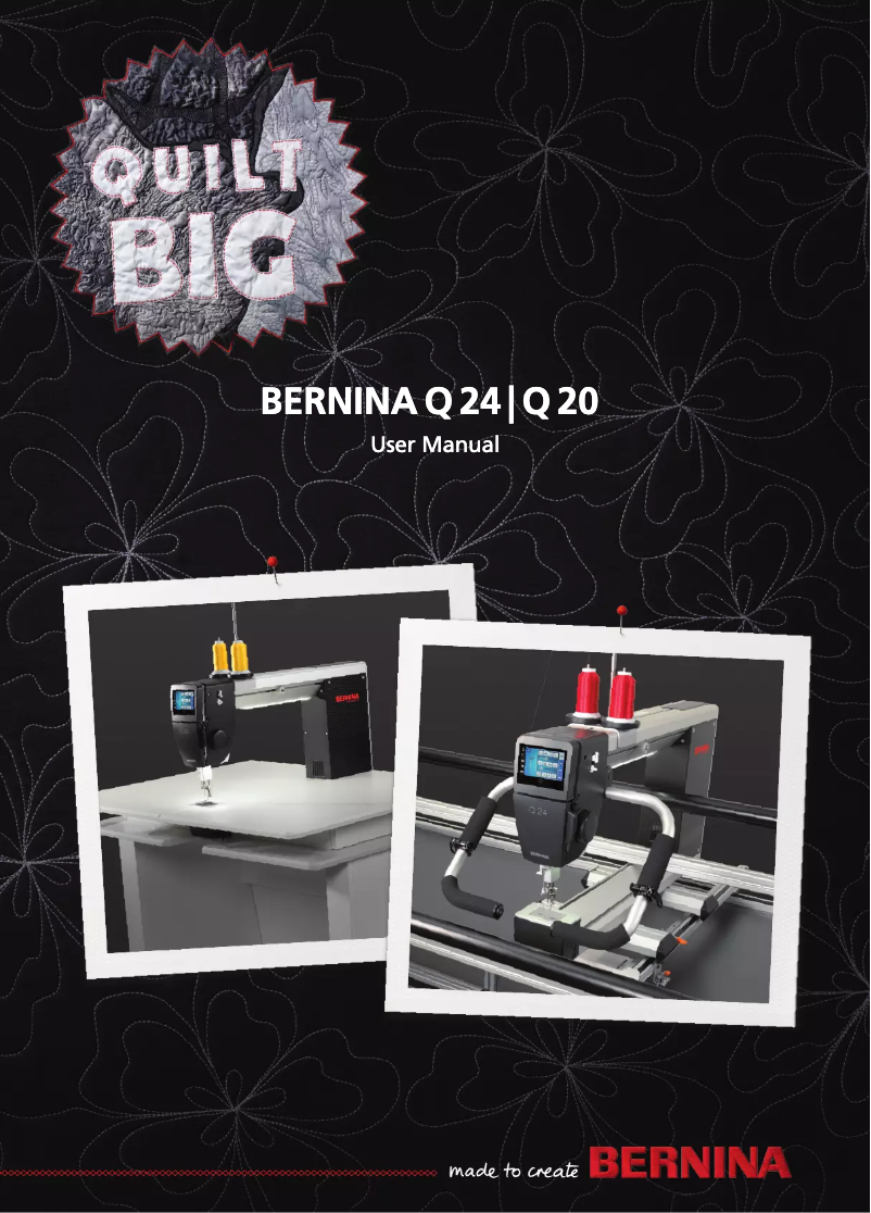 Page n°1 - Manuel utilisateur Bernina Q 20
