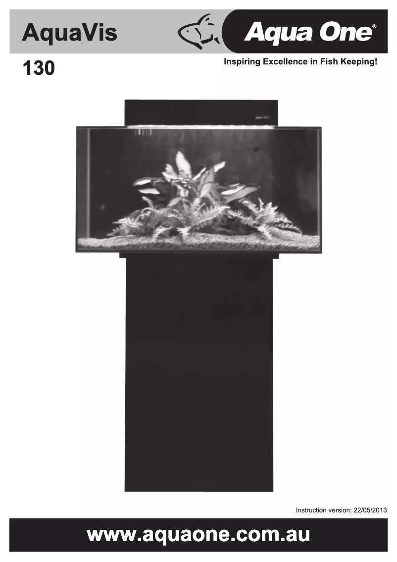 Image de la première page du manuel de l'appareil AquaVis 130