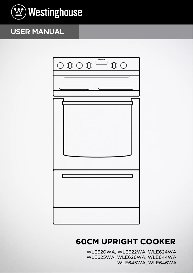 Page 1 de la notice Manuel utilisateur Westinghouse WLE645WA