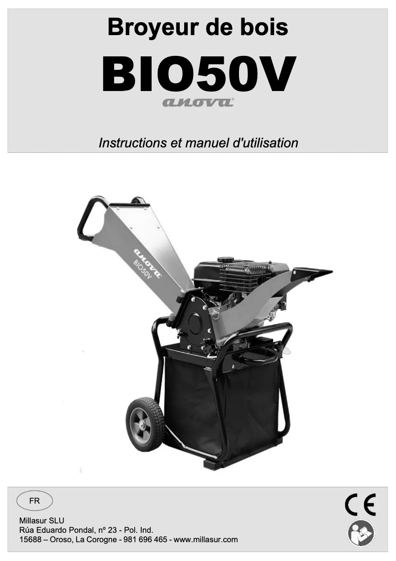 Page n°1 - Manuel utilisateur Anova BIO50V