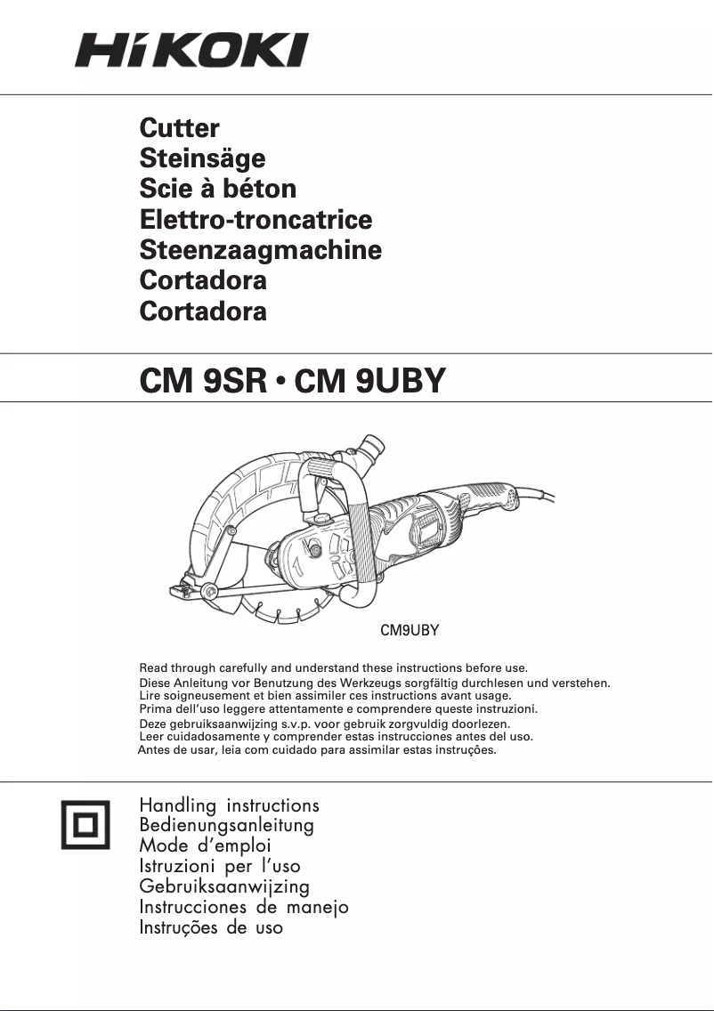Imagen de la primera página del manual del dispositivo CM9SR