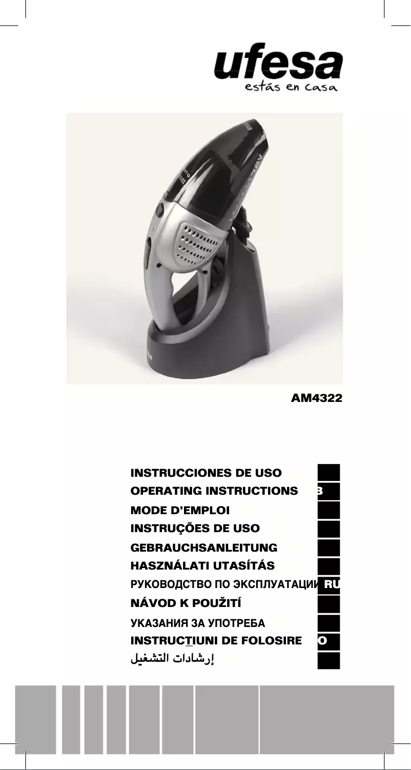 Page 1 de la notice Manuel utilisateur Ufesa Practika AM4322