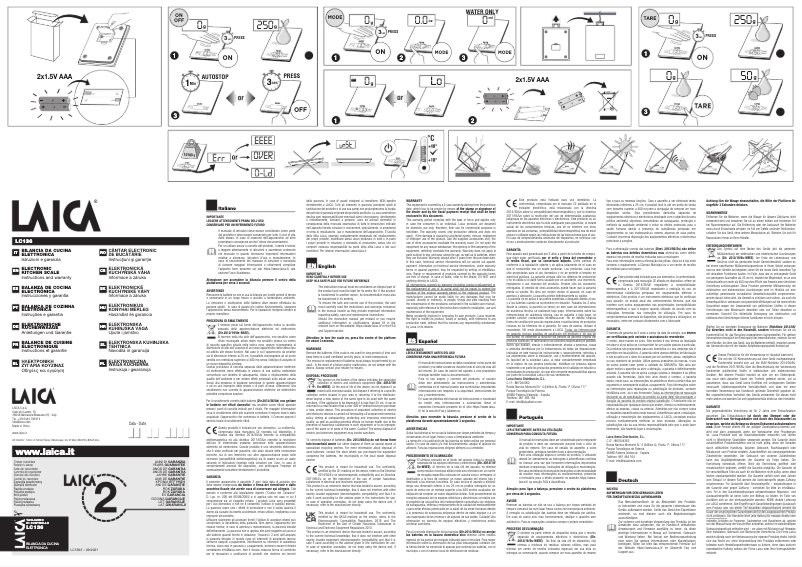Página 1 del manual Manual de usuario Laica KS5011