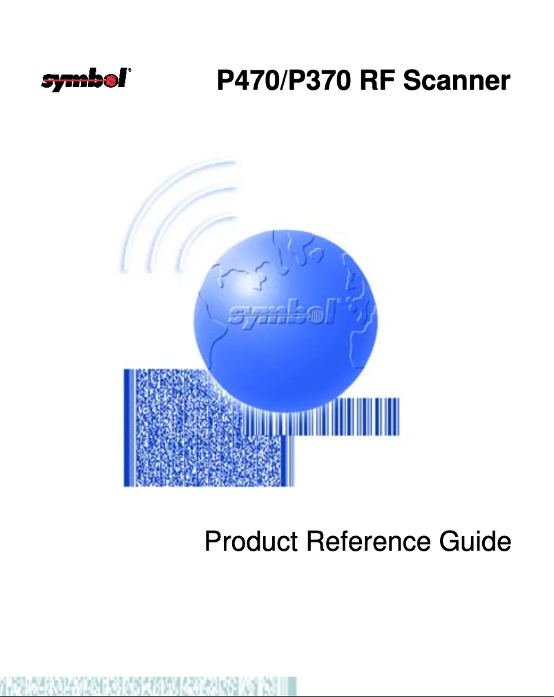 Image de la première page du manuel de l'appareil Symbol P470