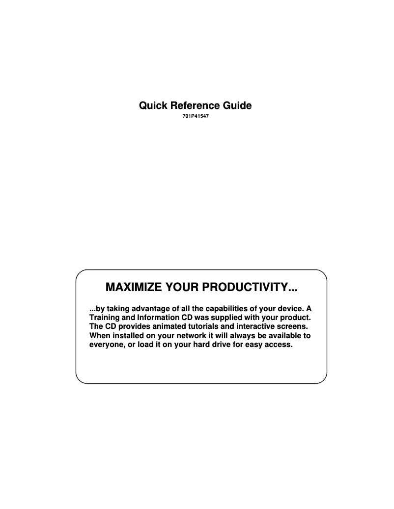 Image de la première page du manuel de l'appareil WorkCentre Pro 75