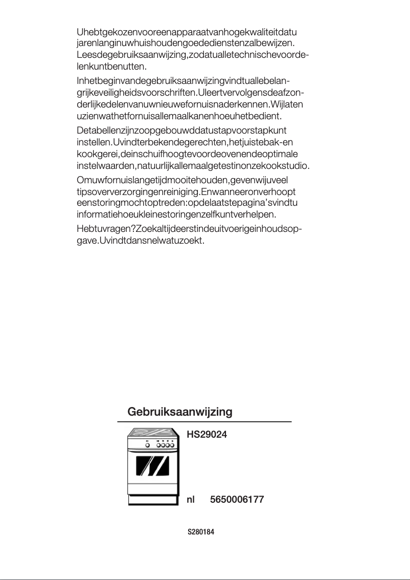 Image de la première page du manuel de l'appareil HS29024