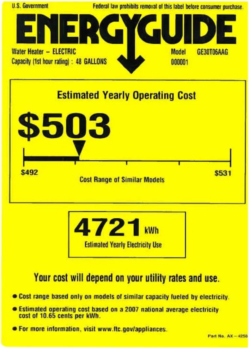Image de la première page du manuel de l'appareil GE30T06AAG