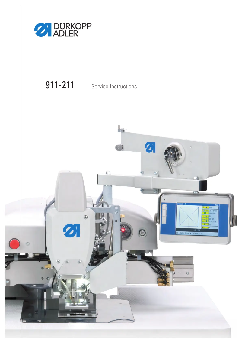 Page n°1 - Manuel utilisateur Dürkopp Adler 911-211