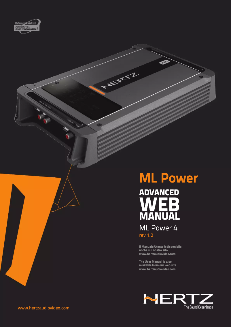 Image de la première page du manuel de l'appareil ML Power 4