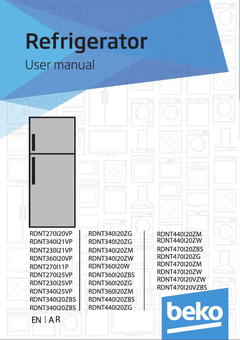 Image de la première page du manuel de l'appareil RDNT470I20ZWB