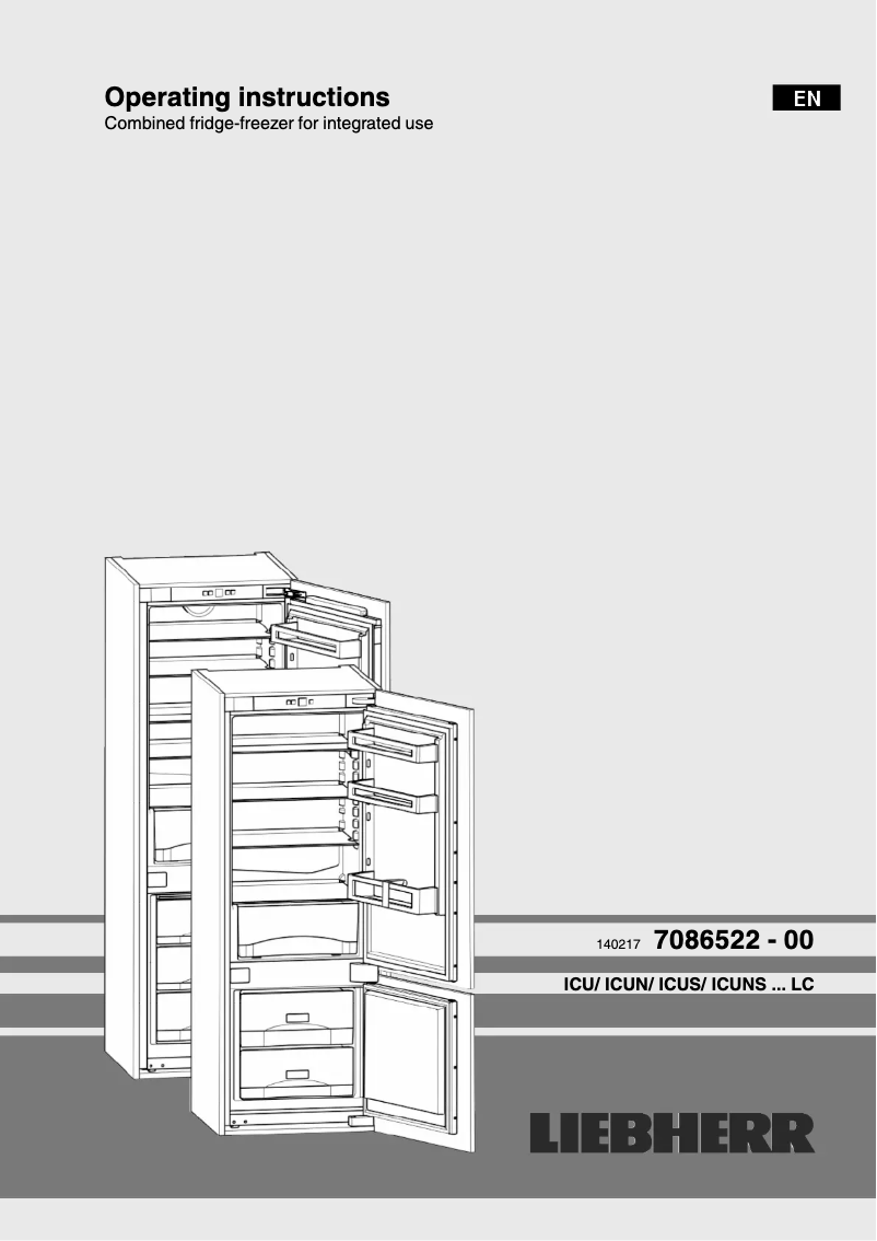 Page n°1 - Manuel utilisateur Liebherr ICUS 3224 Comfort