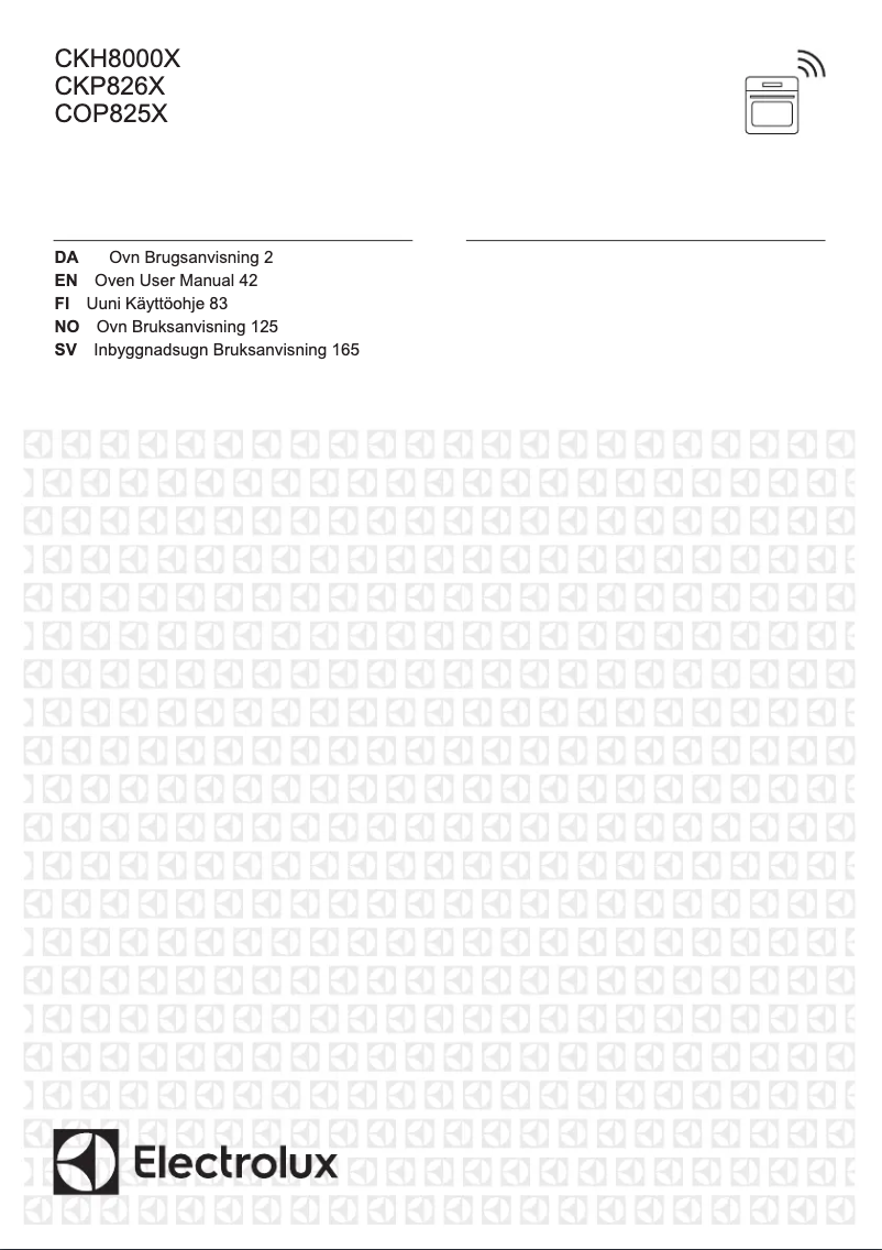 Page n°1 - Manuel utilisateur Electrolux CKP826X