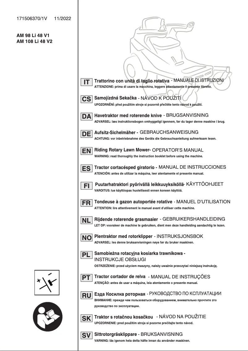 Page n°1 - Manuel utilisateur Stiga Gyro 500e