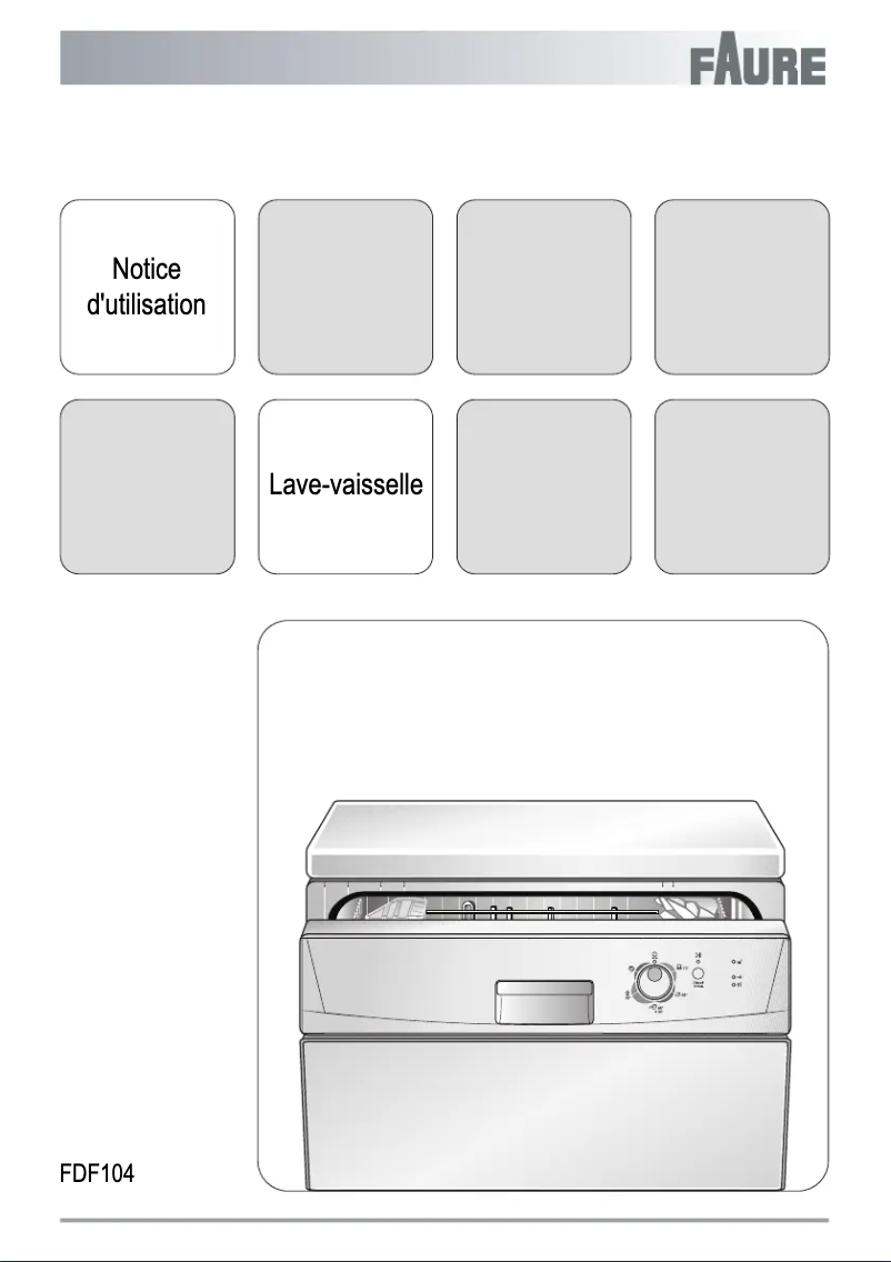 Page 1 de la notice Manuel utilisateur Faure FDF104
