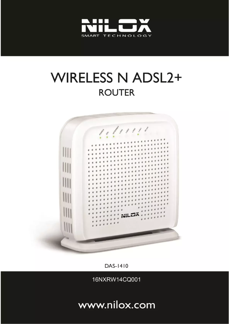 Page 1 de la notice Manuel utilisateur Nilox DAS-1410