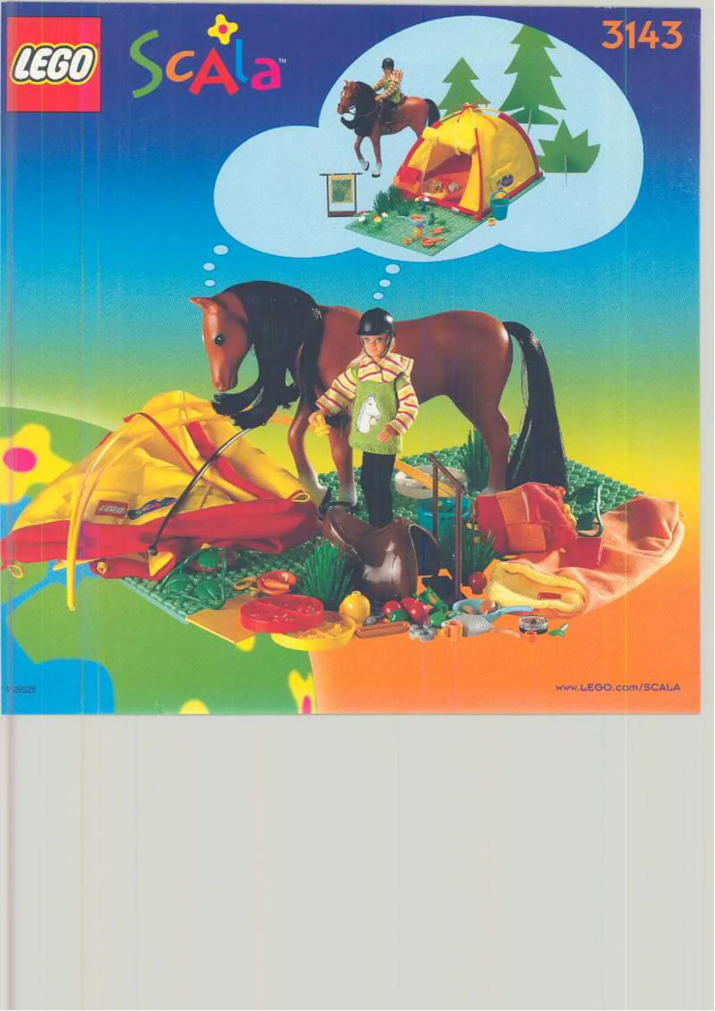 Page 1 de la notice Manuel utilisateur Lego Scala 3143