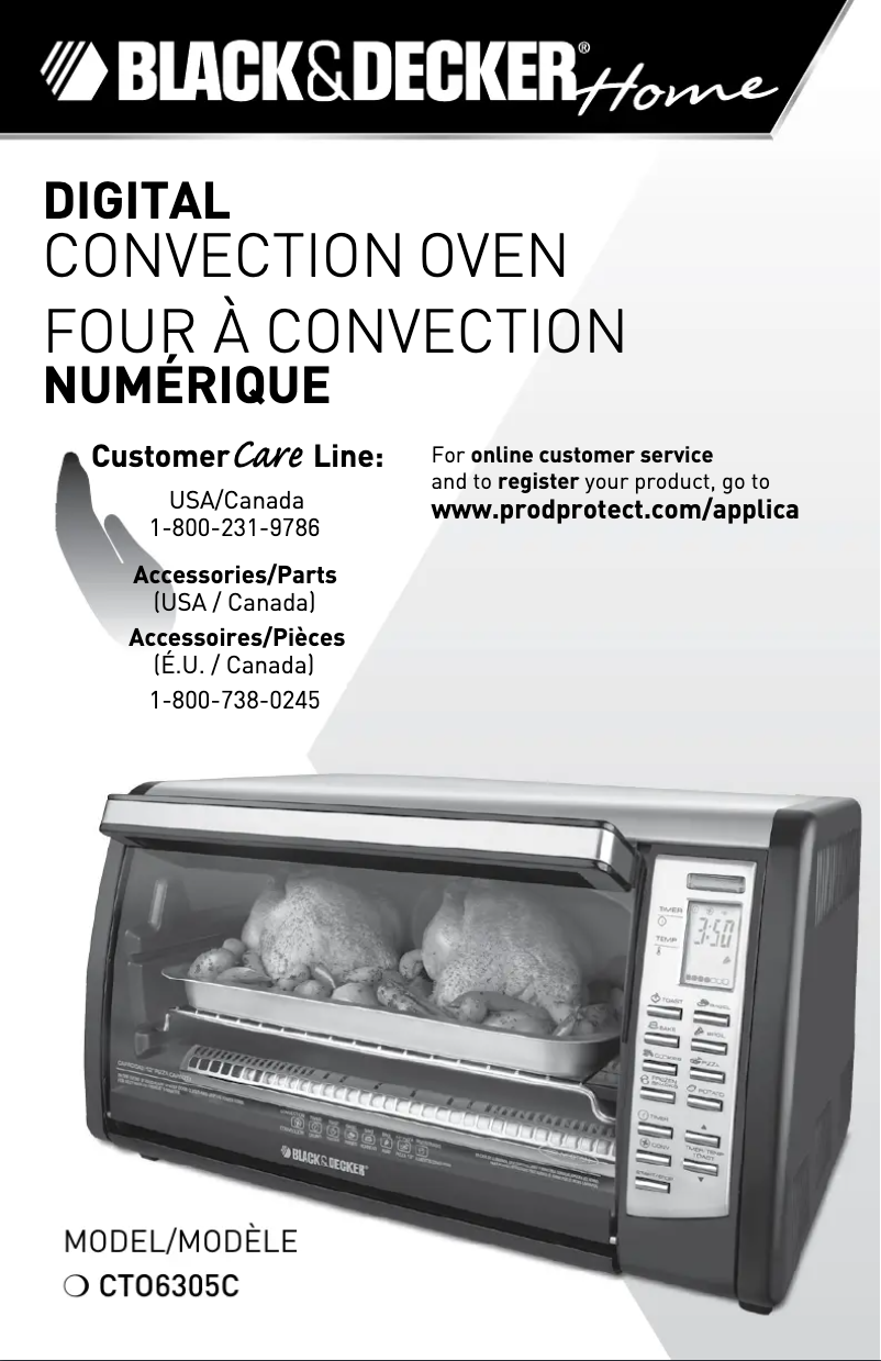 Page n°1 - Manuel utilisateur Black & Decker CTO6305