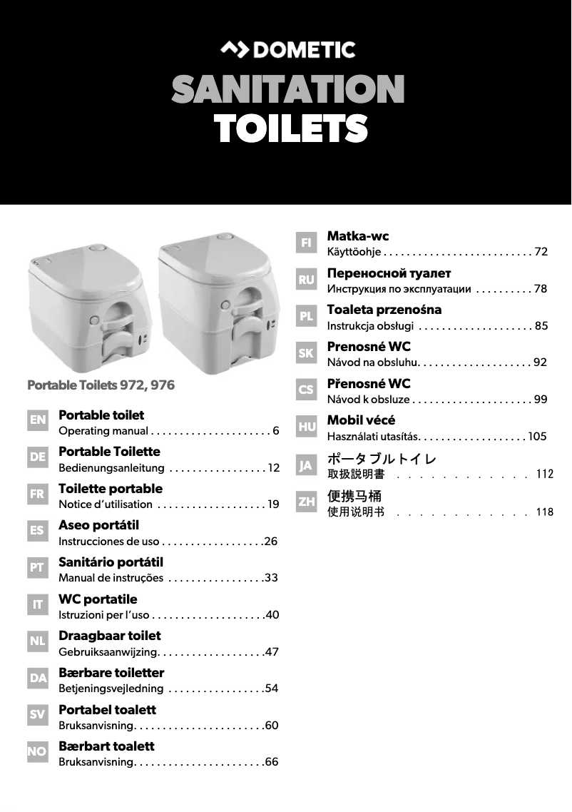 Image de la première page du manuel de l'appareil 972