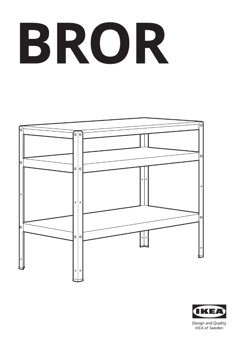 Página 1 del manual Manual de usuario Ikea BROR 403.332.81