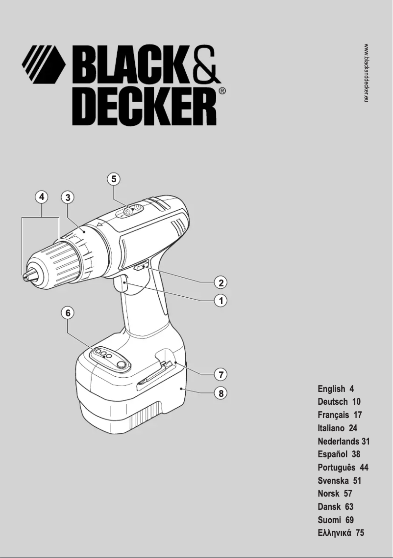 Image de la première page du manuel de l'appareil CP141KB