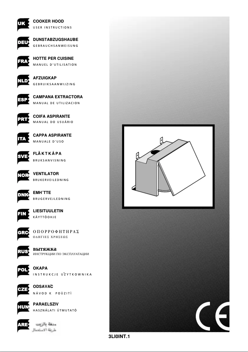 Page 1 of the manual User Manual CDA CIN6SI