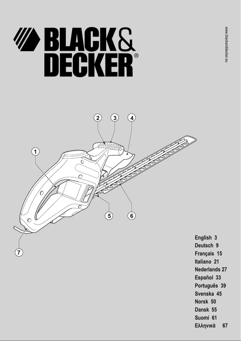 Page 1 de la notice Manuel utilisateur Black & Decker GT115