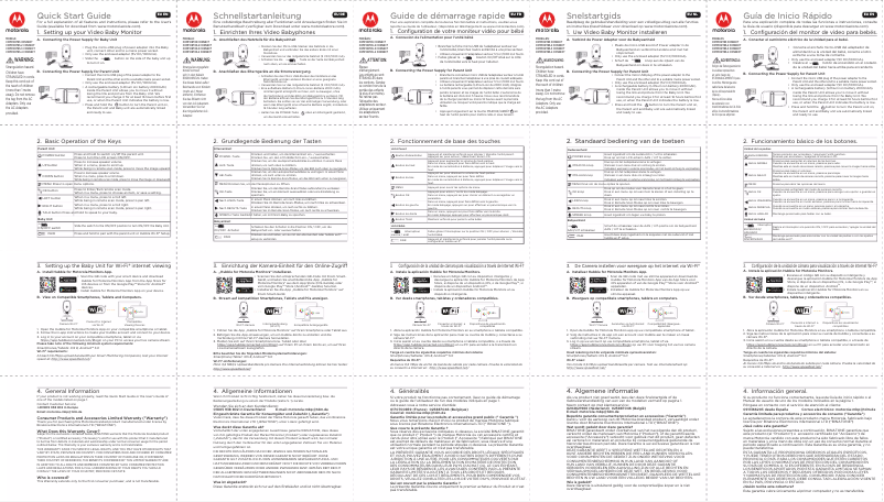 Page 1 de la notice Manuel utilisateur Motorola Comfort Connect 85