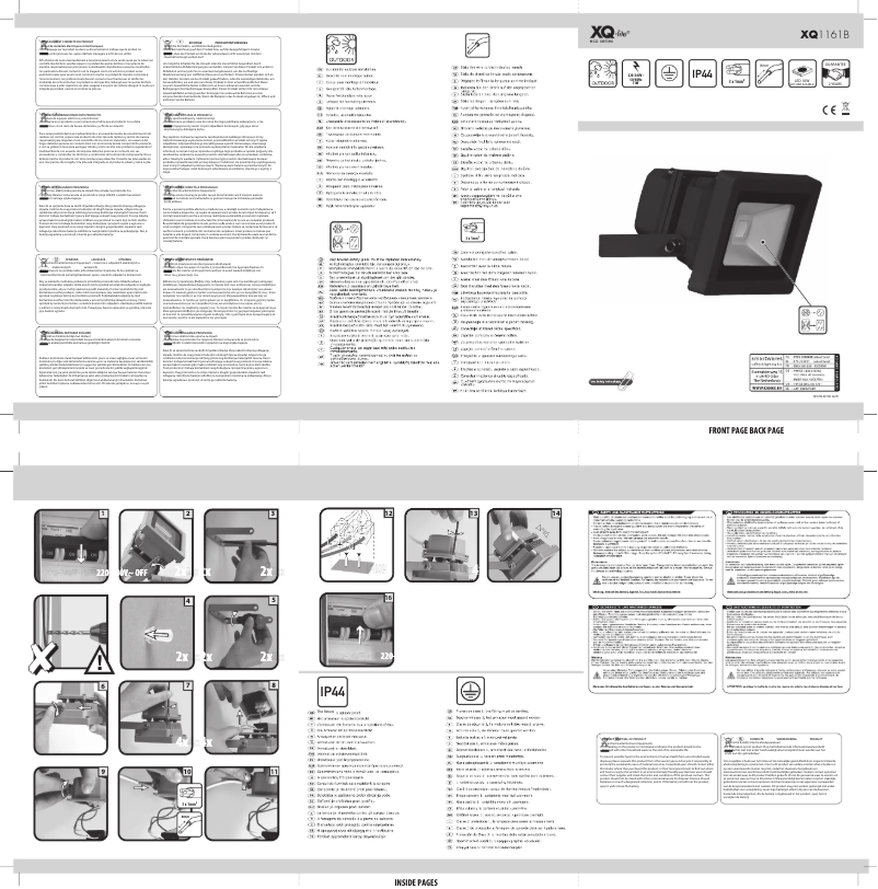 Page 1 de la notice Manuel utilisateur Smartwares 10.054.01