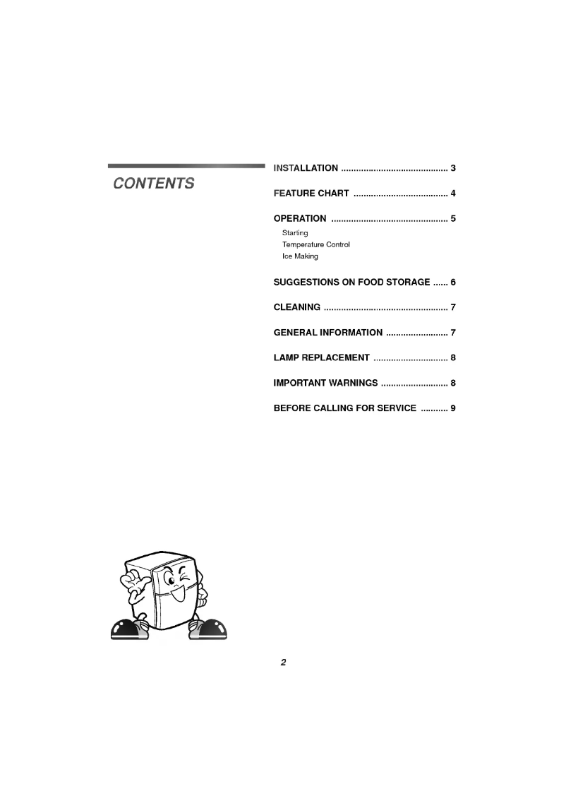 Page 1 de la notice Manuel utilisateur LG GR-522CV