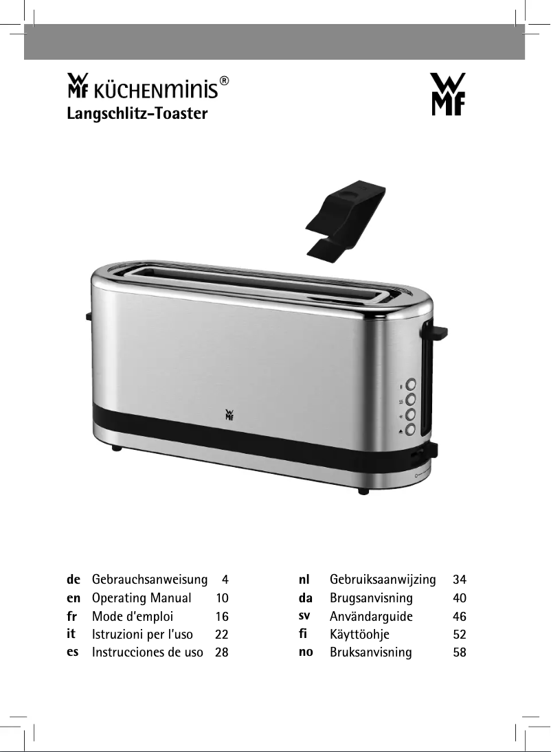 Image de la première page du manuel de l'appareil KITCHENminis 04.1412.0011