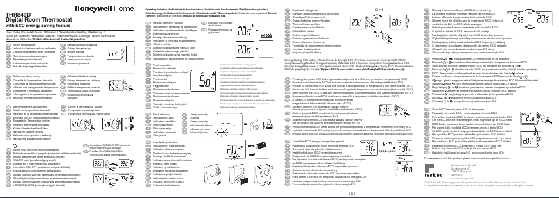 Image de la première page du manuel de l'appareil THR840DEU