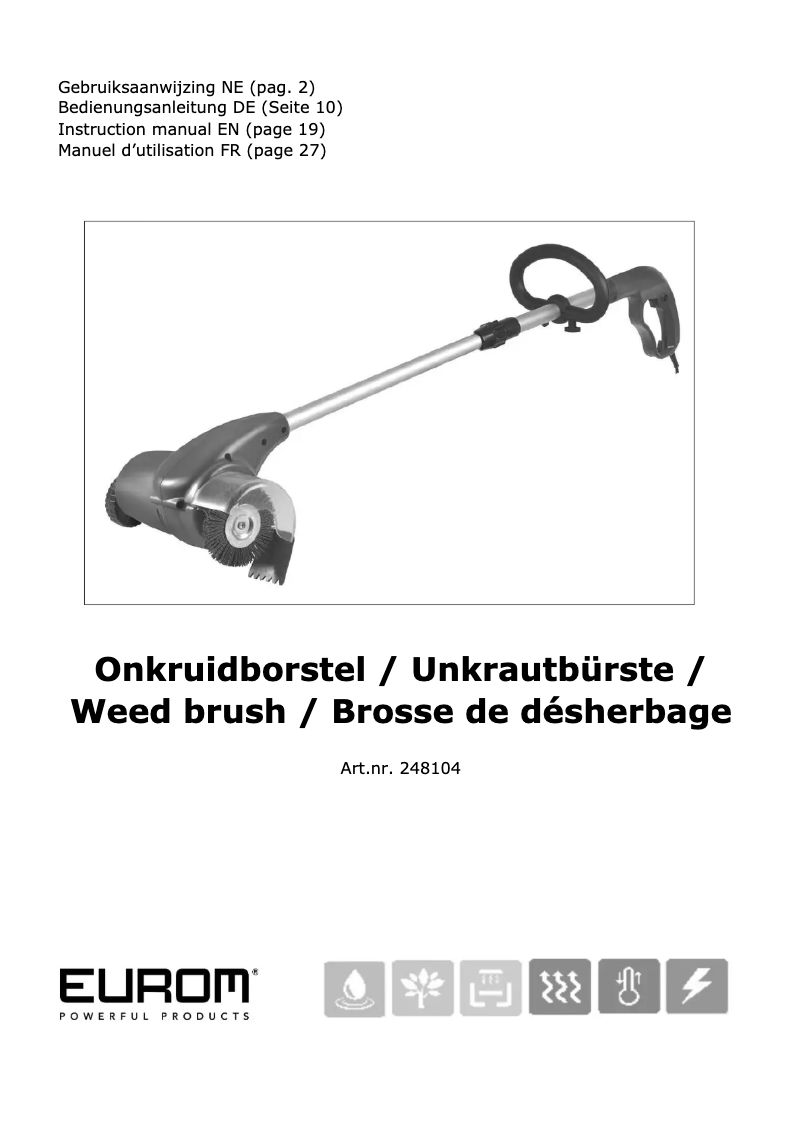 Image de la première page du manuel de l'appareil 248104