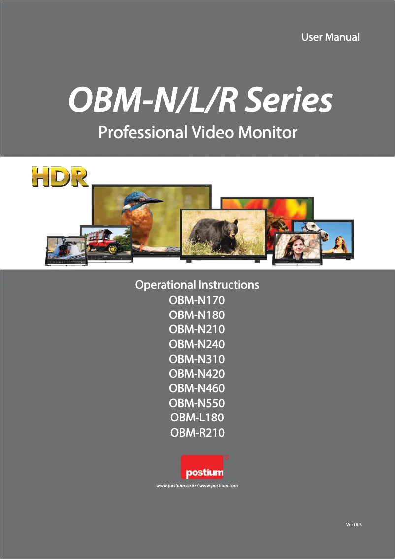 Página 1 del manual Manual de usuario Postium OBM-N460