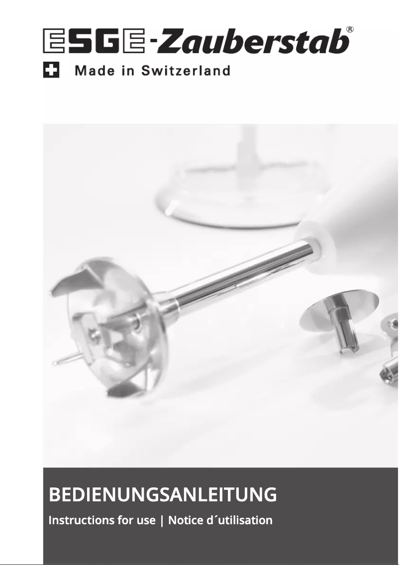 Image de la première page du manuel de l'appareil P 200 Profi