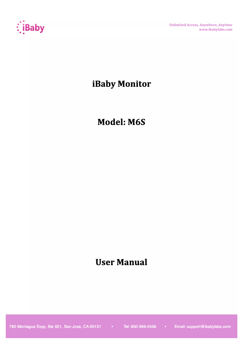 Imagen de la primera página del manual del dispositivo M6S