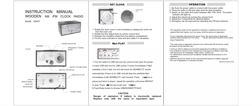 Página 1 del manual Manual de usuario Manta RDI211